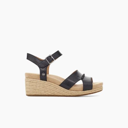 UGG Berryessa Black Sandals for Women (EIUO43018)